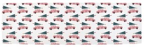 Vianočný bavlnený behúň na stôl 40x140 cm Christmas Ride – Butter Kings
