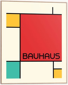 Nástenná dekorácia v ráme Bauhaus