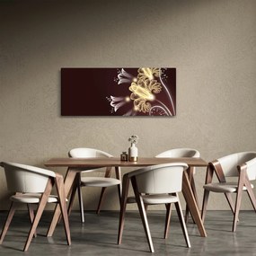 Obraz - Žiarivé kvety (120x50 cm)