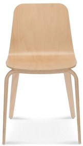 FAMEG Hips - A-1802 - jedálenská stolička Farba dreva: dub premium, Čalúnenie: látka CAT. D