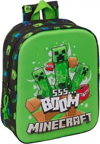 Detský 3D batôžtek pre predškolákov Minecraft – Creeper Boom