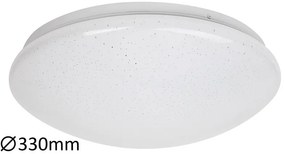 Rabalux LED prisadené stropné svietidlo Lucas 18W | 1140lm | 4000K | IP20 | 33cm - kruhové biele