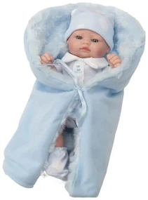 Luxusná detská bábika-bábätko chlapček Berbesa Alex 28cm