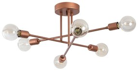 Stropné svietidlo v bronzovej farbe 64x64 cm Flower – Opviq lights