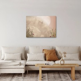 Obraz - Ružový spln (70x50 cm)