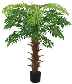 Umelá palma Cycas s kvetináčom 140 cm zelená