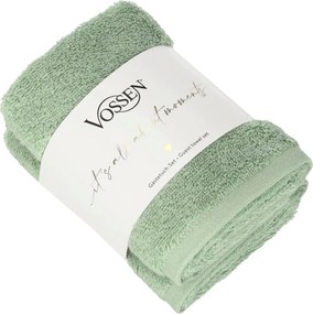 XXXLutz SADA UTERÁKOV PRE HOSTÍ, 30/50 cm, zelená Vossen - Kúpeľňový textil - 003355108901