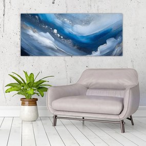 Obraz - Abstrakcia oceánu (120x50 cm)
