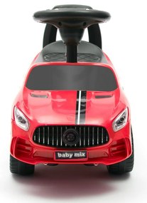 Detské odrážadlo so zvukom Baby Mix RACER červené
