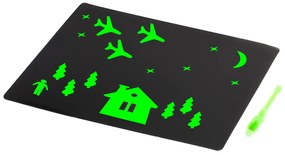 KIK Magická svetelná kresliaca tabuľa + kreatívna súprava s UV perom
