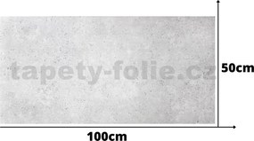 Stropné panely 3D XPS 4114, cena za kus, rozmer 100 cm x 50 cm, BETON svetlo sivý, IMPOL TRADE