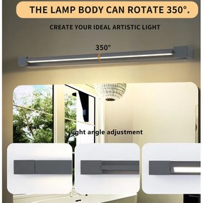 Brilagi - vonkajšie LED nástenné svietidlo AQUA LINE LED/24W/230V 90 cm IP44 antr.