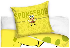 TipTrade Bavlnené obliečky 140x200 + 70x90 cm - Sponge Bob Emoji