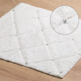 Luxusný koberec CHIC s kryštálmi - biely Šírka: 60 cm | Dĺžka: 90 cm