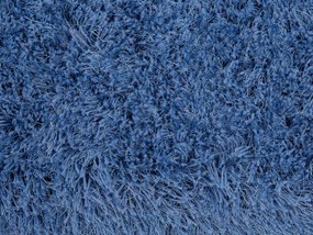 Okrúhly koberec ⌀ 140 cm modrý CIDE Beliani
