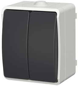 Vypínač lustrový AQUA PLUS IP54 grey 40113