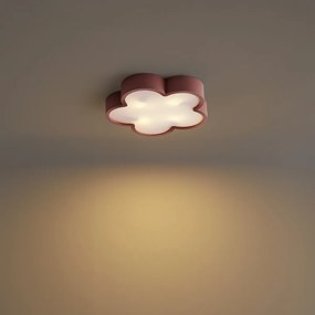 Detské stropné svietidlo ružové a biele - Lucille