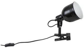 Rabalux 3092 - Lampa s klipom 1xE14/25W/230V čierna