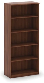 Kancelársky regál MIRELLI, 800 x 400 x 1800 mm, orech
