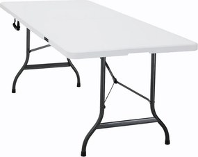 Cateringový skladací stôl pre 8 osôb Bruce biely
