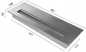 Kratki  AUGUST/TUV - BIO krb AUGUST 97,9x115 cm 3kW biela