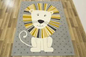 Detský koberec Kids 534212/89945- roztomilé Levíča, sivý