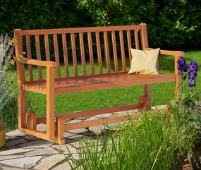 InternetovaZahrada - Záhradná hojdacia lavica - 124 cm