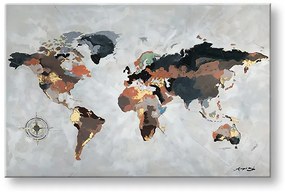 Obraz na plátne MAPA SVETA | rôzne rozmery