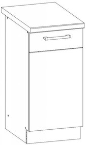 Dolná kuchynská skrinka Modesta MD27 D40. Vlastná spoľahlivá doprava až k Vám domov. 762648