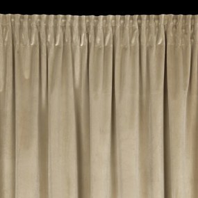 ZÁVES ANTARA NA PÁSKE 140 X 300 CM SVETLOBÉŽOVÝ