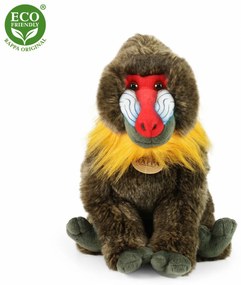 Rappa Plyšový mandril, 32 cm ECO-FRIENDLY