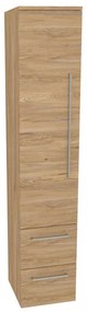 Mereo, Mereo Bino, kúpeľňová skrinka vysoká 163 cm, ľavá, Multidecor, Jaseň horský, MER-CN697JASH