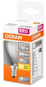 OSRAM LED žiarovka E14 5,5 W Classic P 2 700 K