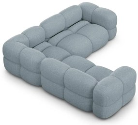 Svetlomodrá rohová pohovka Loretto – Cosmopolitan Design