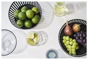 Čierna misa na ovocie YAMAZAKI Tower, ⌀ 25 cm