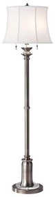 Feiss FE-STATEROOM-FL-AN - Stojacia lampa STATEROOM 2xE27/60W/230V strieborná