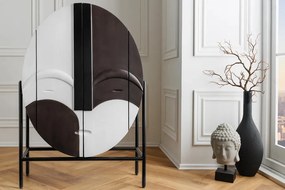 Dizajnová vysoká komoda Haruyo 120 cm mango