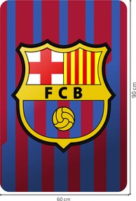FC Barcelona - textilná nálepka na stenu