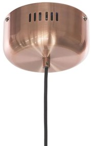 Sklenená závesná medená lampa malá BENI  Beliani