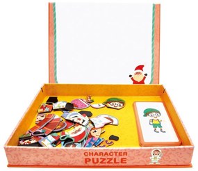 Bino magnetické puzzle Postavičky