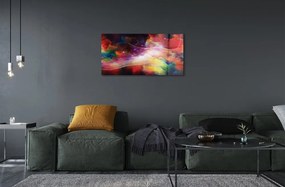Sklenený obraz Fraktály abstraktné vlna 140x70 cm