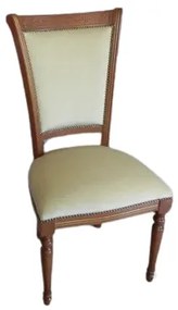(024) SEDIA CASTELLO - Zámocká stolička béžová