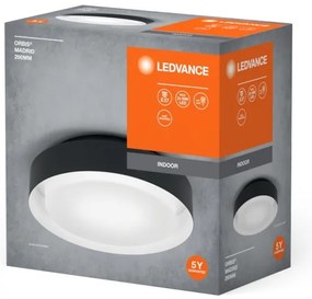 Ledvance - Stropné svietidlo ORBIS MADRID 2xE27/10W/230V čierna