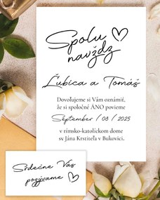Svadobné oznámenie - Minimalistické 47 - Kartičky s textom o svadobnom dare(losy,peniažky),