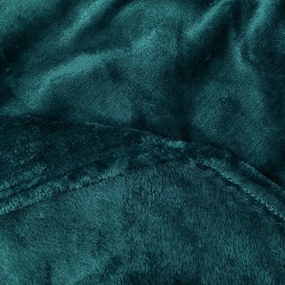 Goldea kvalitná deka z mikrovlákna - petrolejová 150 x 200 cm