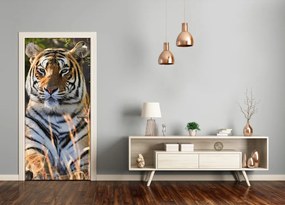 Samolepiace fototapety na dvere tiger 95x205 cm