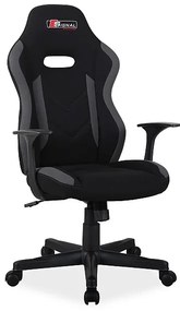 Herní židle Rapid černá/šedá