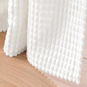 Biely zamatový záves 140x260 cm Swing – douceur d'intérieur