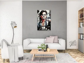 Gario Diamantové maľovanie Johny Depp Rozmery: 40 x 60 cm, Rámovanie: Iba zrolované plátno, Diamanty: Štvorcové