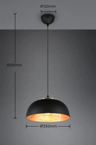 Luster Punch, čierno-zlatý